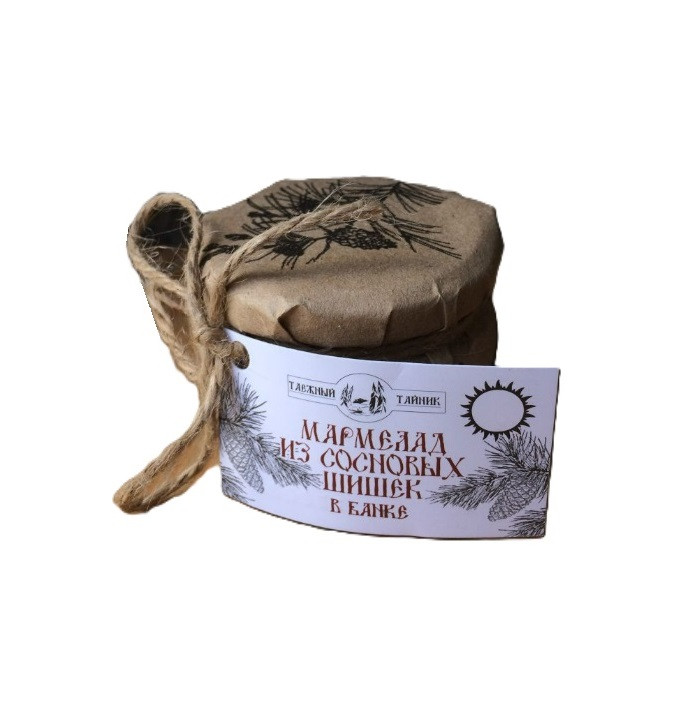 Таежный тайник Мармелад из сосновой шишки в банке, 105 гр