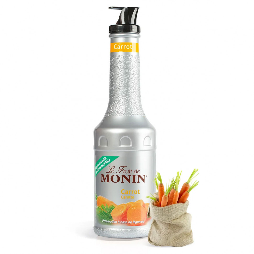 Основа для напитков Monin Carrot (пюре, концентрат на фруктовой основе Морковь), 1л