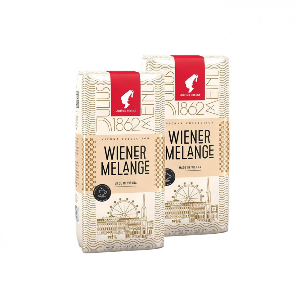 Кофе в зернах Julius Meinl Wiener Melange (Венский Меланж), в зернах, 2x250г