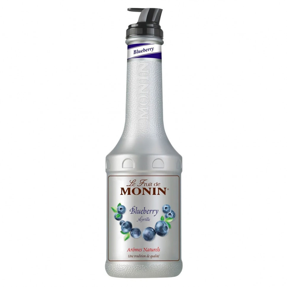 Основа для напитков Monin Blueberry (пюре, концентрат на фруктовой основе Черника), 1л