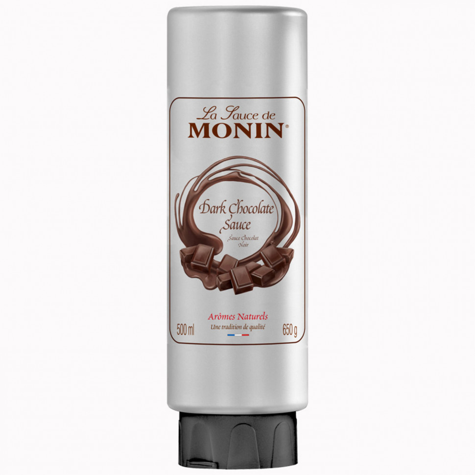 Топпинг Monin Dark Chocolate Sauce (Тёмный шоколад), для десертов, 500мл