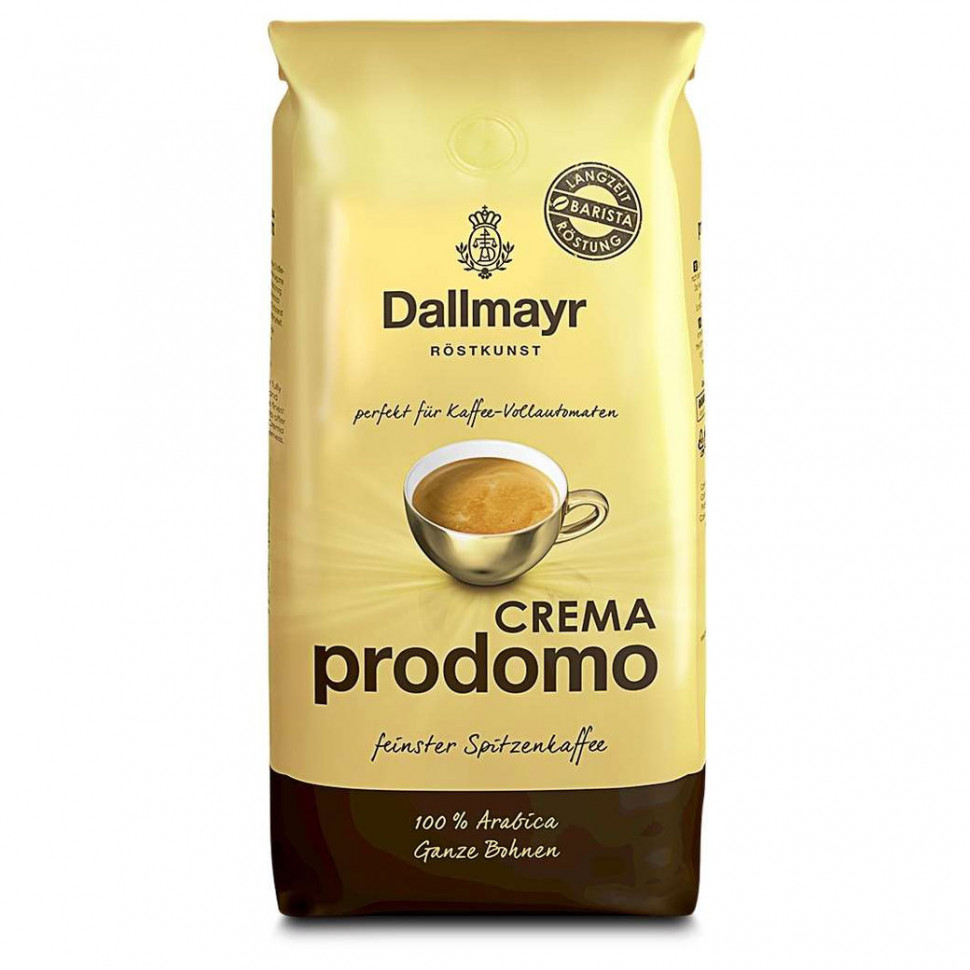 Кофе в зернах Dallmayr Crema Prodomo (Крема Продомо), в зернах, 1кг