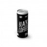Кофе Tasty Coffee "Black Coffee" (Черный кофе), готовый напиток в ж/б, 250мл