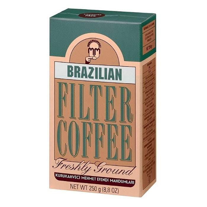 Кофе молотый Кофе Mehmet Efendi Brazilian, для фильтра, в/у, 250г