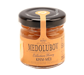 Крем-мёд Медолюбов с Фундуком (темный), 40мл