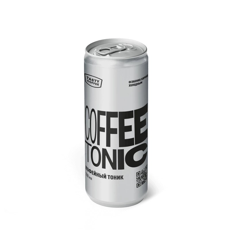Кофе Tasty Coffee Coffee Tonic (Кофейный тоник), готовый напиток в ж/б, 250мл