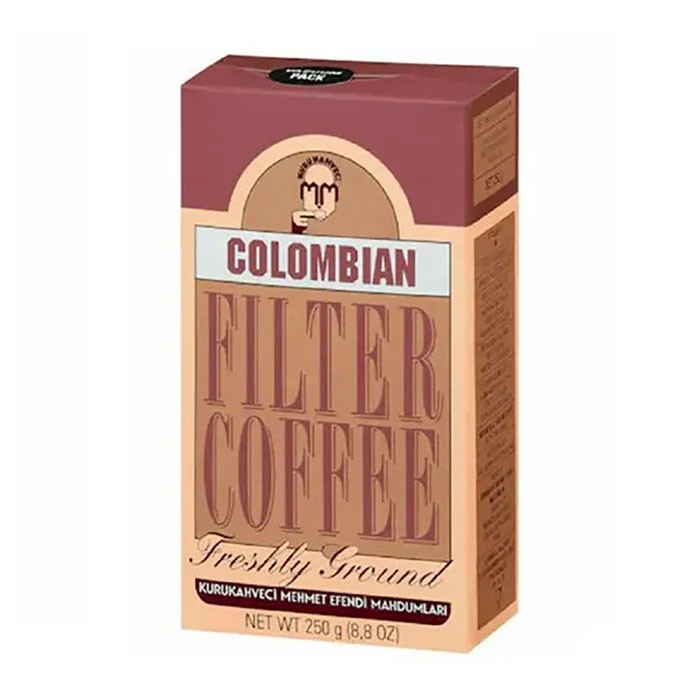 Кофе молотый Mehmet Efendi Colombian, для фильтра, в/у, 250г