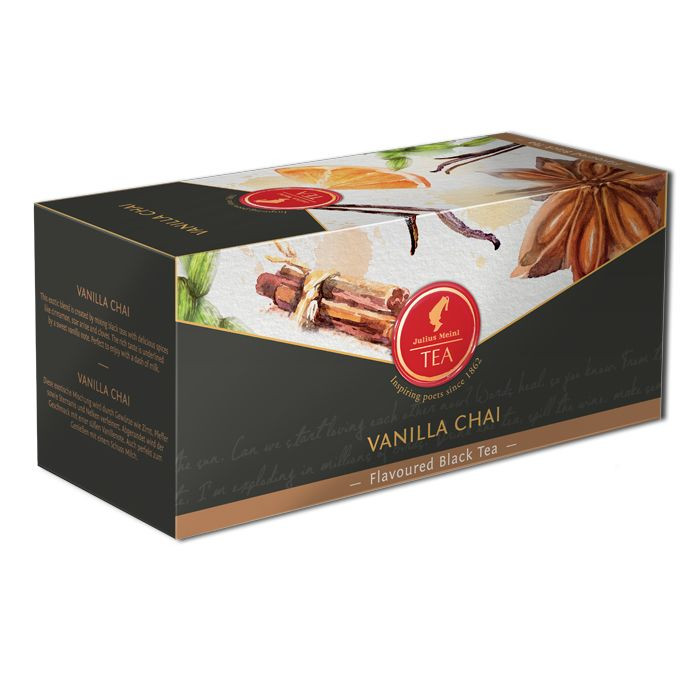 Чай Julius Meinl Vanilla Chai (Ванильный чай) листовой в пирамидках 18шт