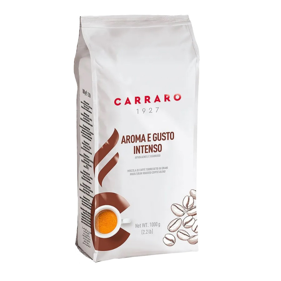 Кофе в зернах Carraro Aroma e Gusto Intenso (Арома е Густо Интенсо), в зернах, 1кг