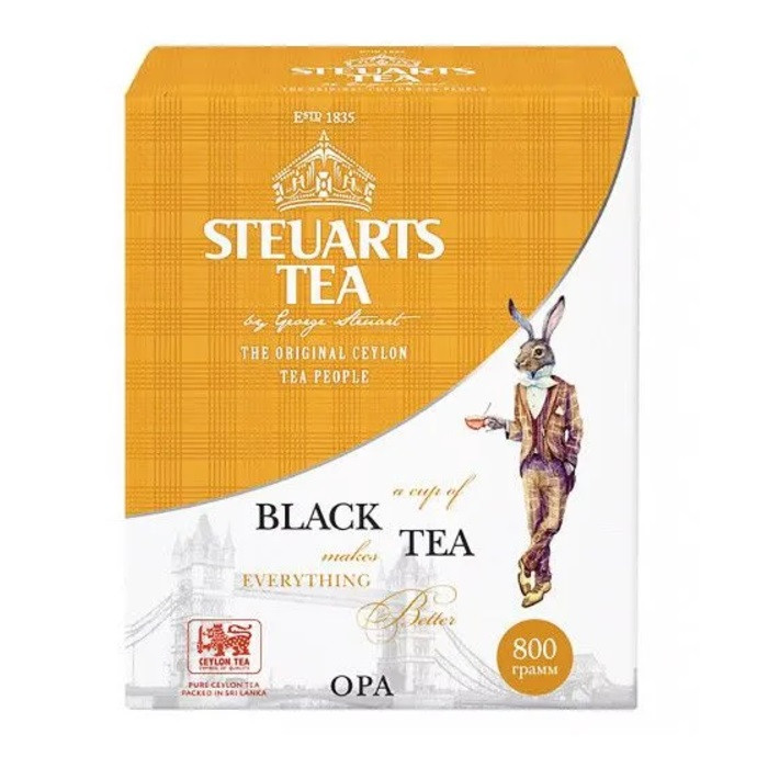 Чай Steuarts OPA, черный листовой, 800г