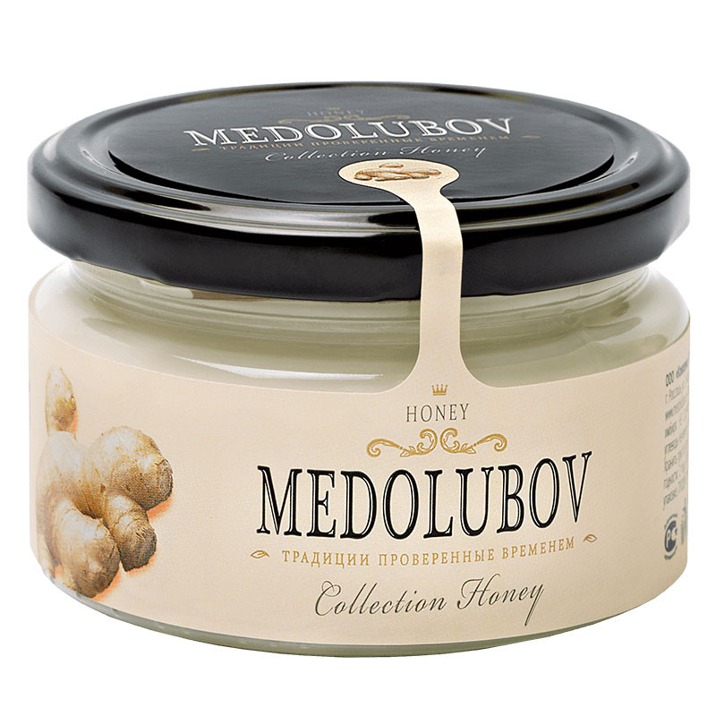 Крем-мёд Медолюбов с Имбирем, 250 мл