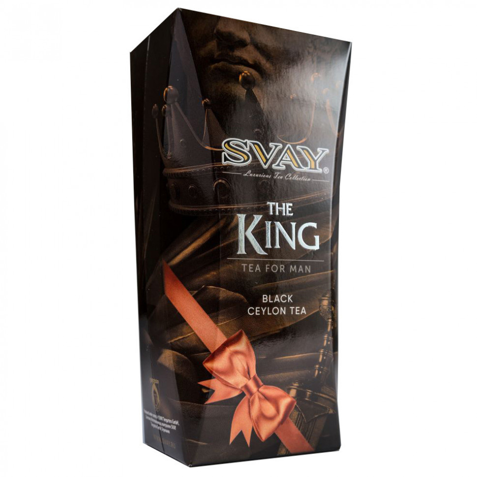 Чай Svay The King (Король), чёрный чай для мужчин, в пирамидках, 24шт