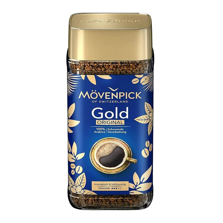 Кофе Movenpick Gold Original (Голд Ориджинал), натуральный растворимый, 200г