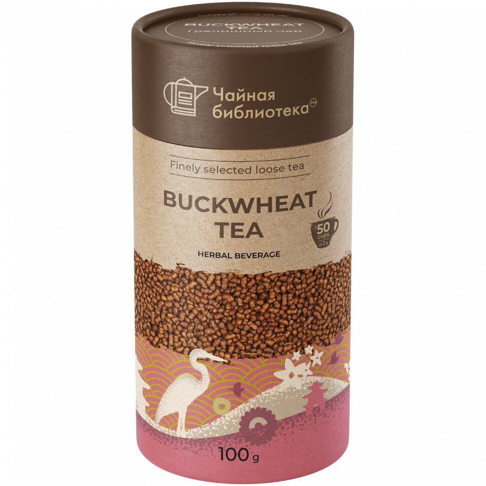 Чай Teaco Buckwheat Tea (Чай Гречишный), туба, 100г