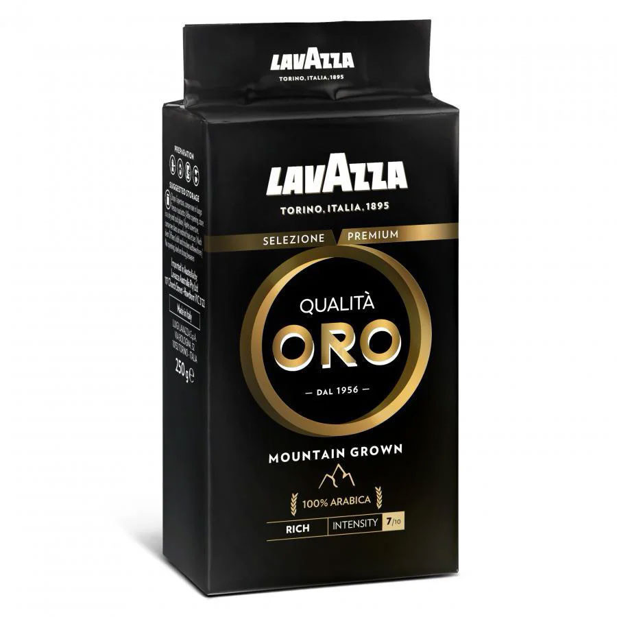 Кофе молотый Lavazza Qualita Oro Mountain Grown (Куалита Оро выращенный в горах) молотый, в/у, 250г