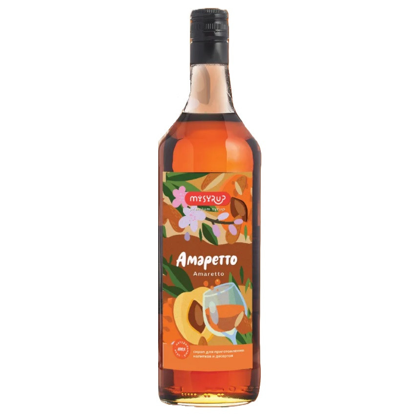 Сироп MYSYRUP Амаретто, 1л