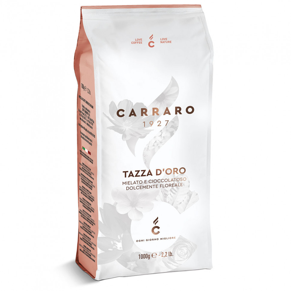 Кофе в зернах Carraro Tazza D’oro (Тазза Дэ'оро) 1кг