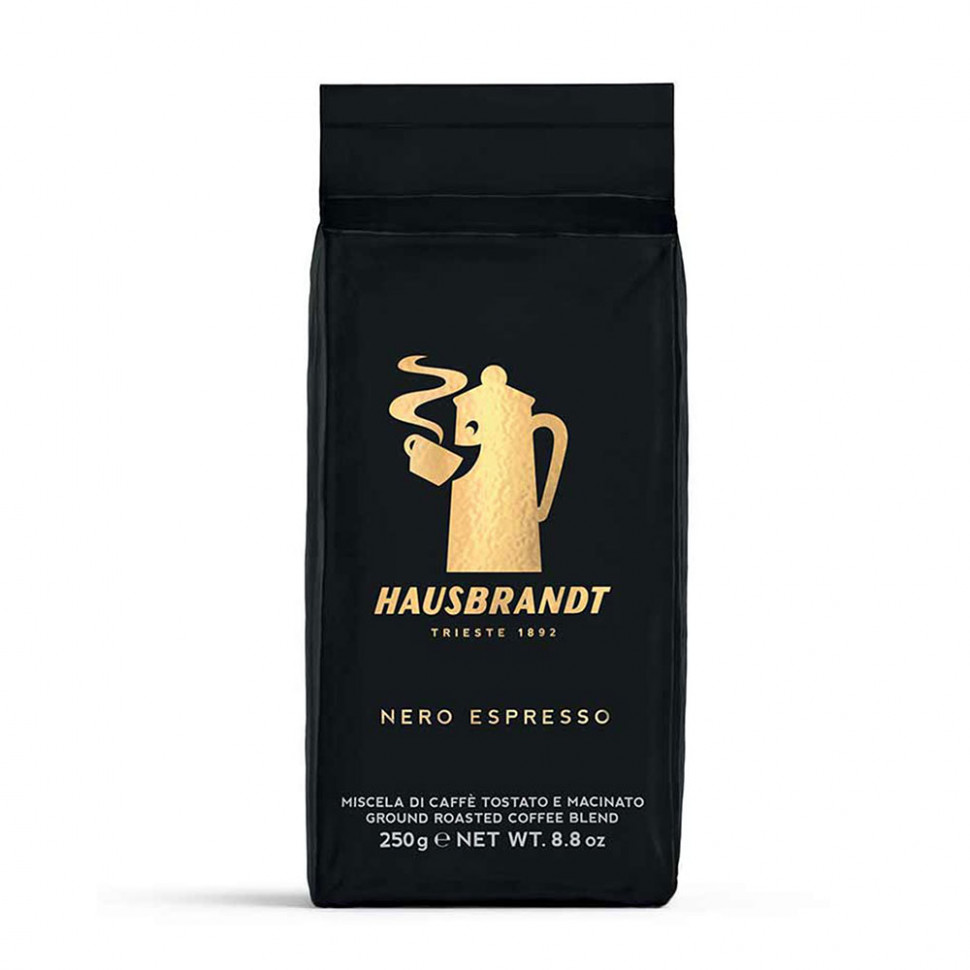 Кофе молотый Hausbrandt Nero Espresso (Неро Эспрессо), молотый, в/у, 250г