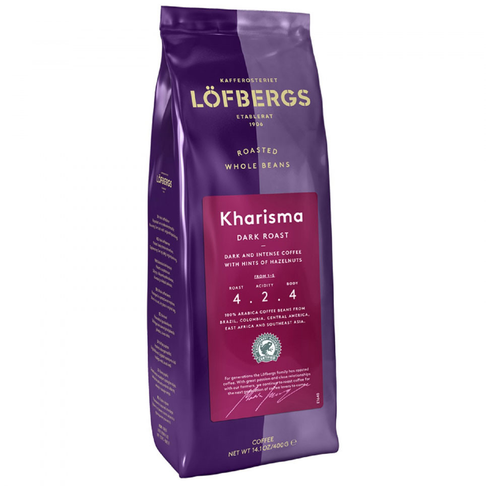 Кофе в зернах Löfbergs Kharisma, в зернах, 400г