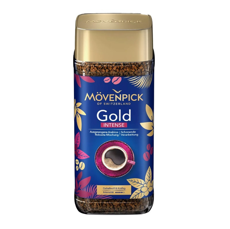 Кофе Movenpick Gold Intense (Голд Интенс), натуральный растворимый, 200г