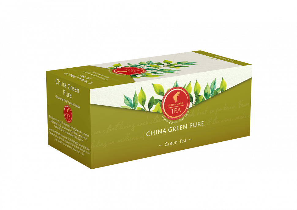 Чай Julius Meinl China Green Pure (Китайский зеленый) в пакетиках 25шт