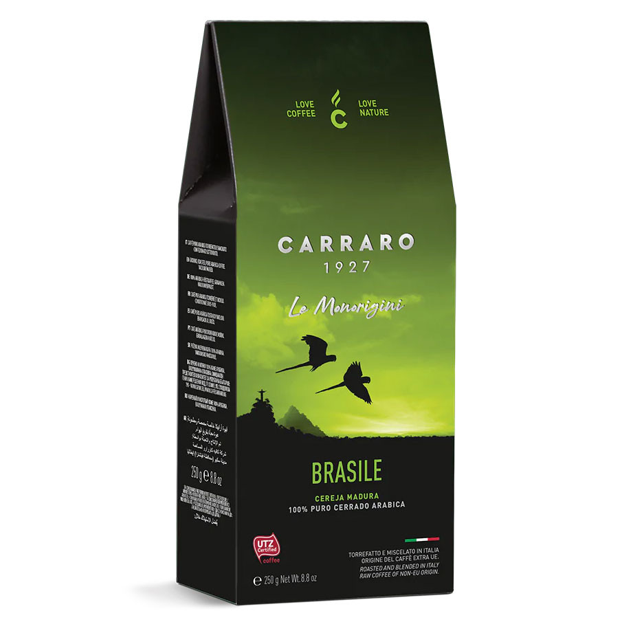 Кофе молотый Carraro Brasile (Бразилия), в/у, 250г