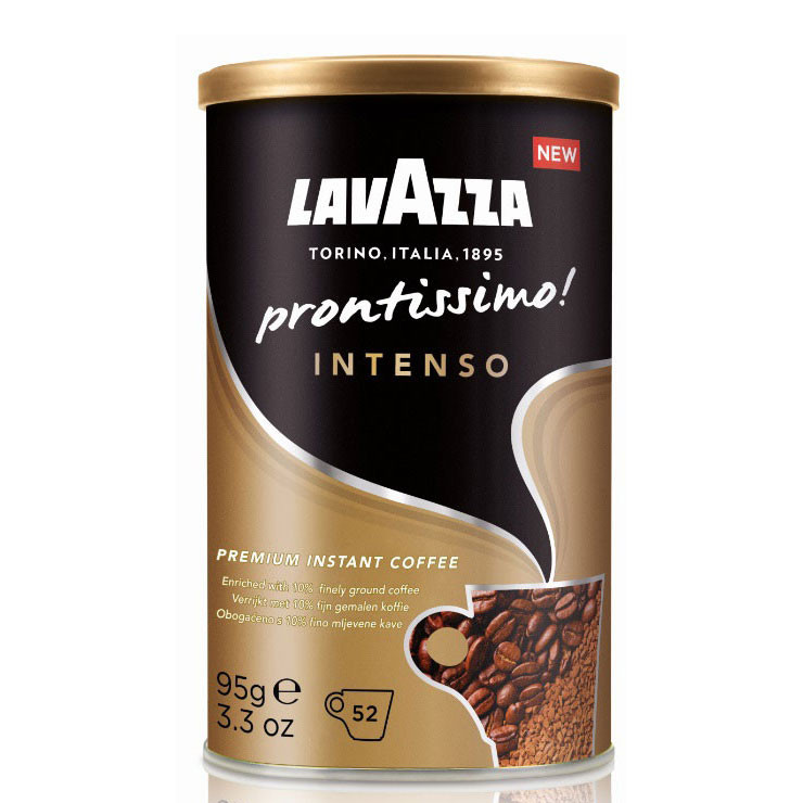 Кофе Lavazza Prontissimo Intenso (Интенсо) растворимый сублимированный, ж/б, 95г
