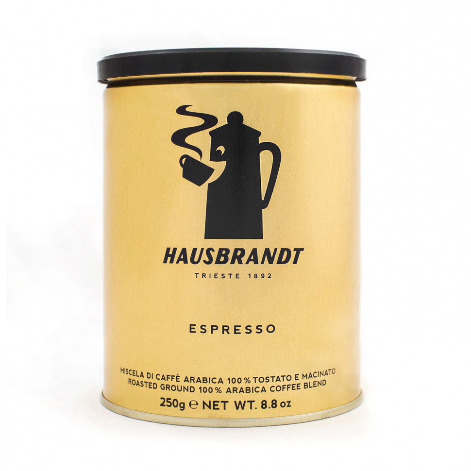 Кофе молотый Hausbrandt Espresso (Эспрессо), молотый, ж/б, 250г