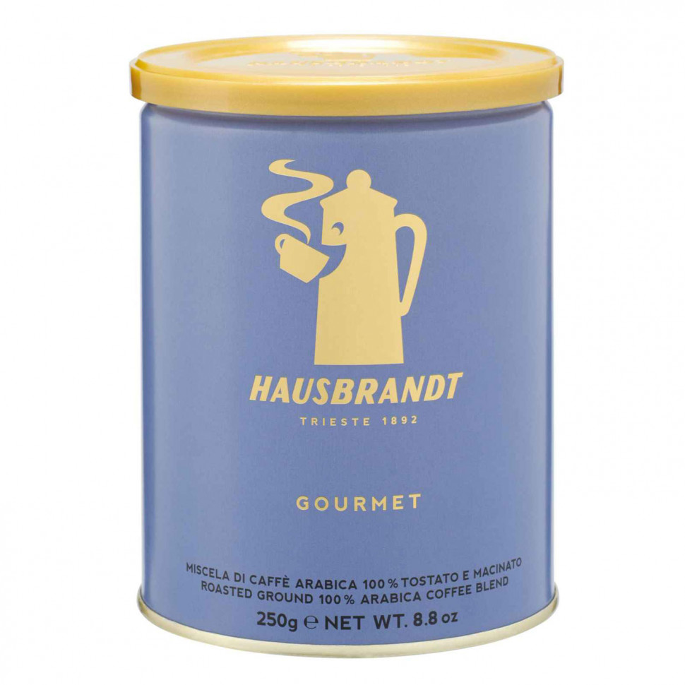 Кофе молотый Hausbrandt Gourmet (Гурмэ, Гурман), молотый, ж/б,  250г