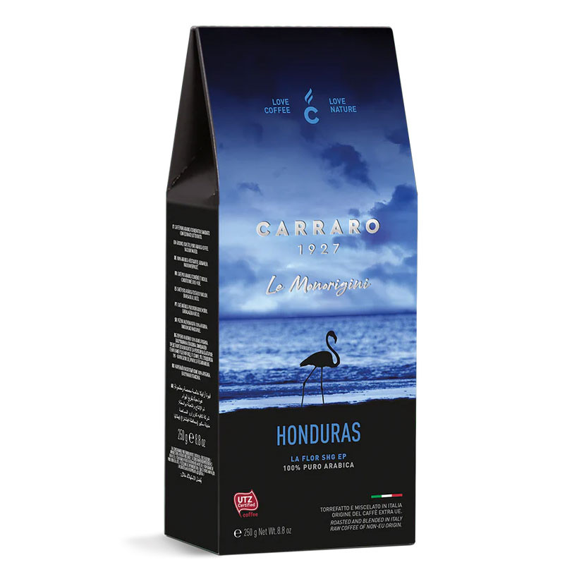 Кофе молотый Carraro Honduras (Гондурас), молотый, в/у, 250г