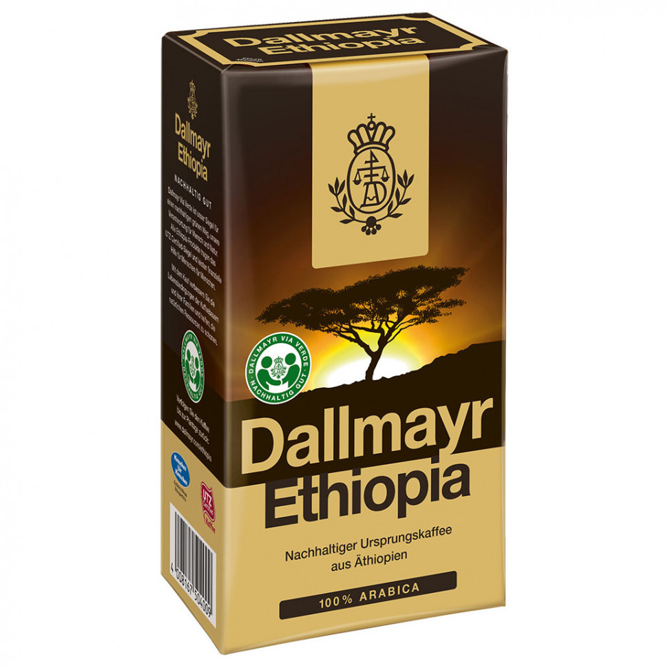 Кофе молотый Dallmayr Ethiopia (Эфиопия), молотый, 500г