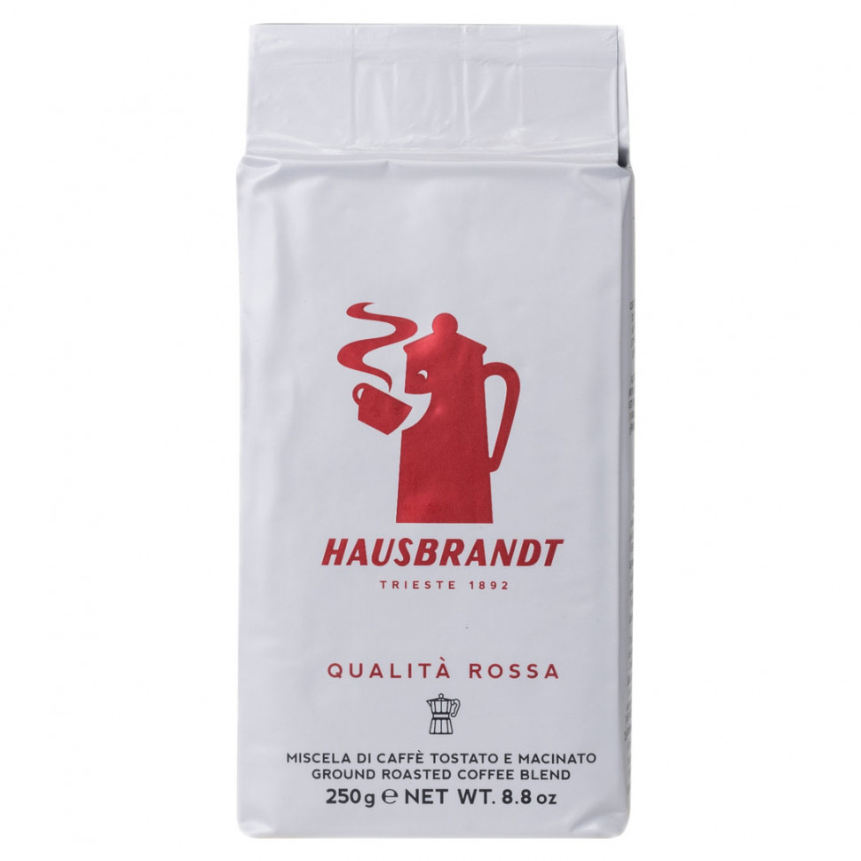 Кофе молотый Hausbrandt Rosso (Хаузбрандт Россо), молотый, в/у, 250г