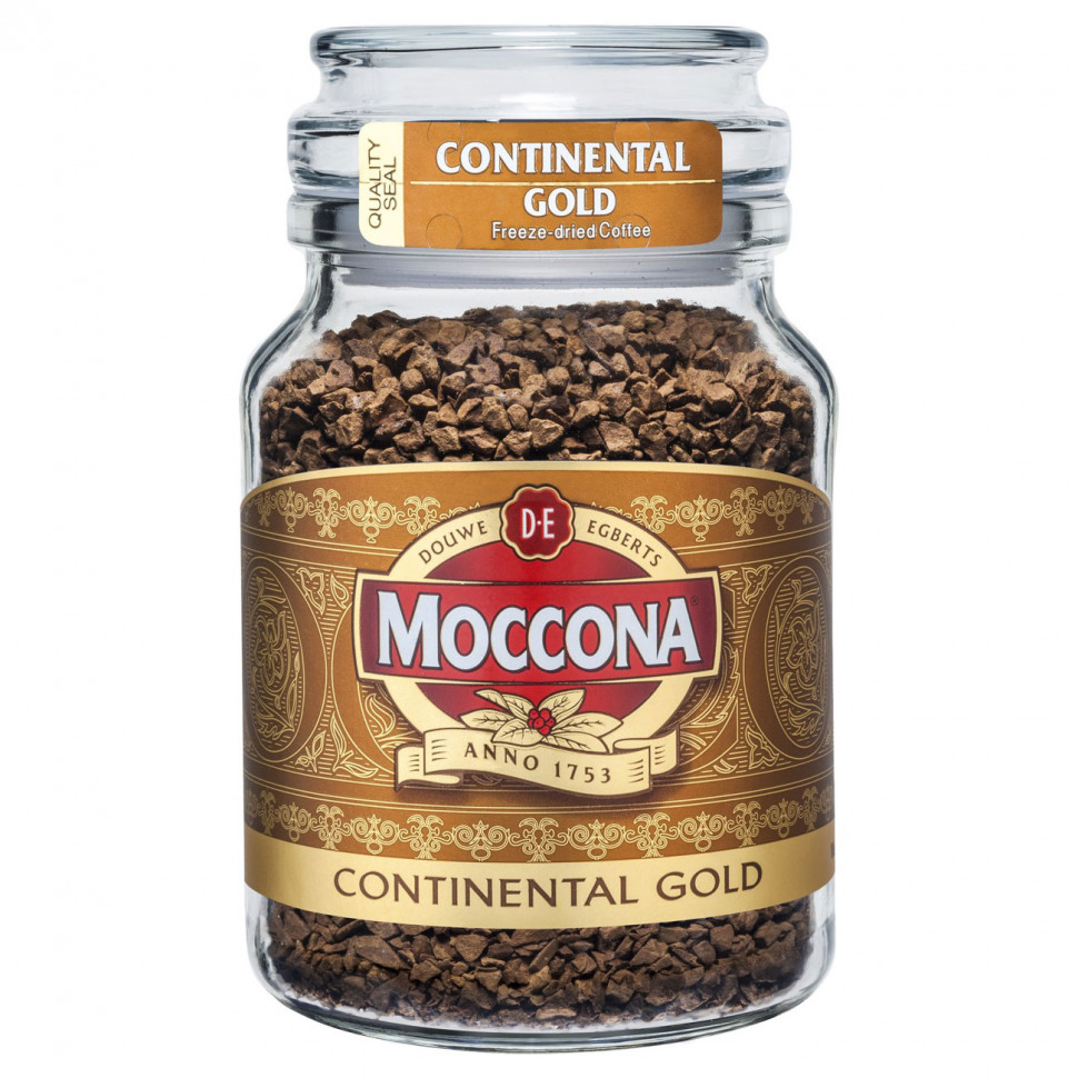 Кофе Moccona Continental Gold (Континентал Голд), растворимый, 190г