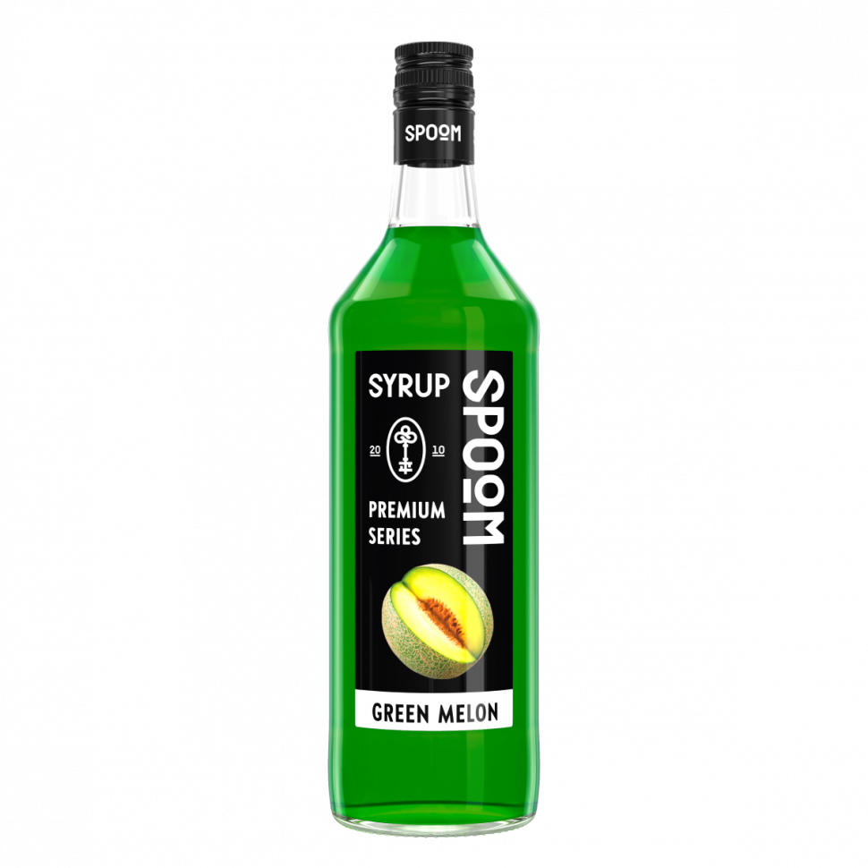 Сироп Spoom Green Melon (Зеленая Дыня) 1л