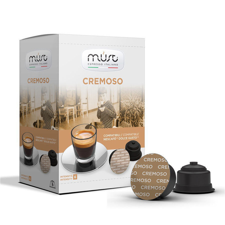 Кофе в капсулах MUST Cremoso, стандарта Dolce Gusto, 16шт