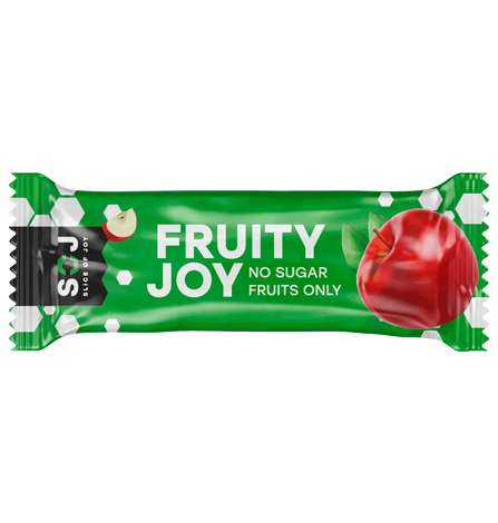 Фруктовый батончик "Fruity joy" неглазированный с яблоком, 30г.