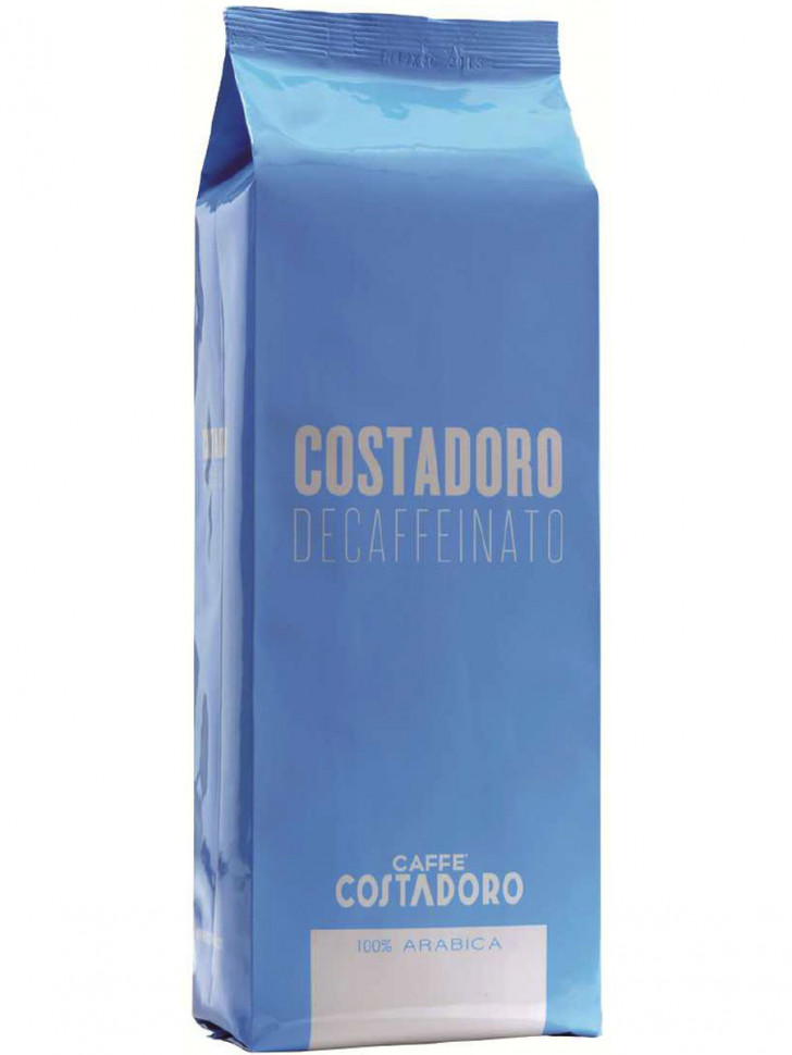 Кофе в зернах Costadoro Decaffeinato (без кофеина), в зернах, 1кг
