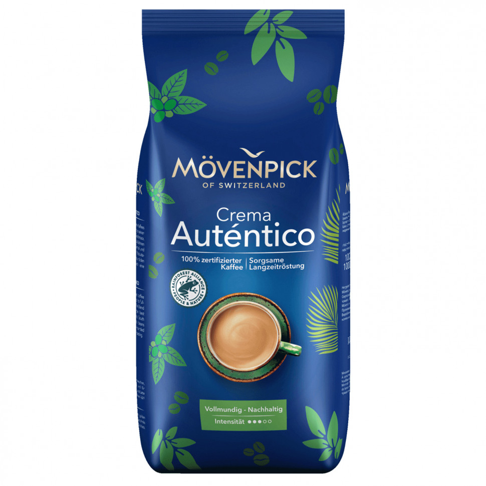 Кофе в зернах Movenpick Crema Autentico (Крема Аутентико, Подлинный), кофе в зернах, 1кг