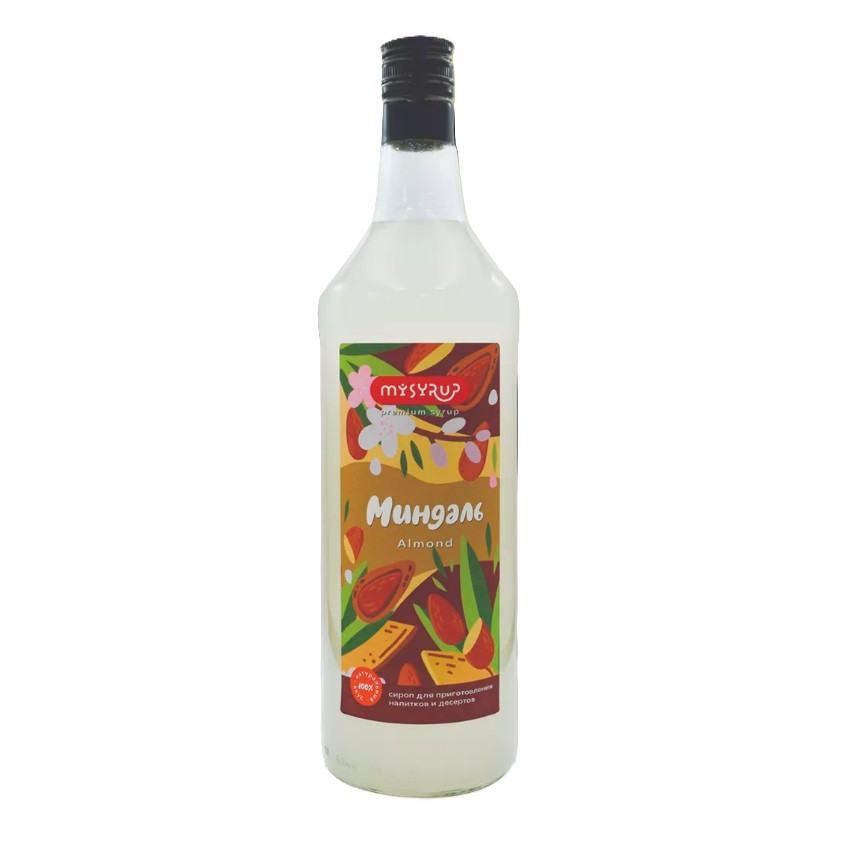 Сироп MYSYRUP Миндаль, 1л