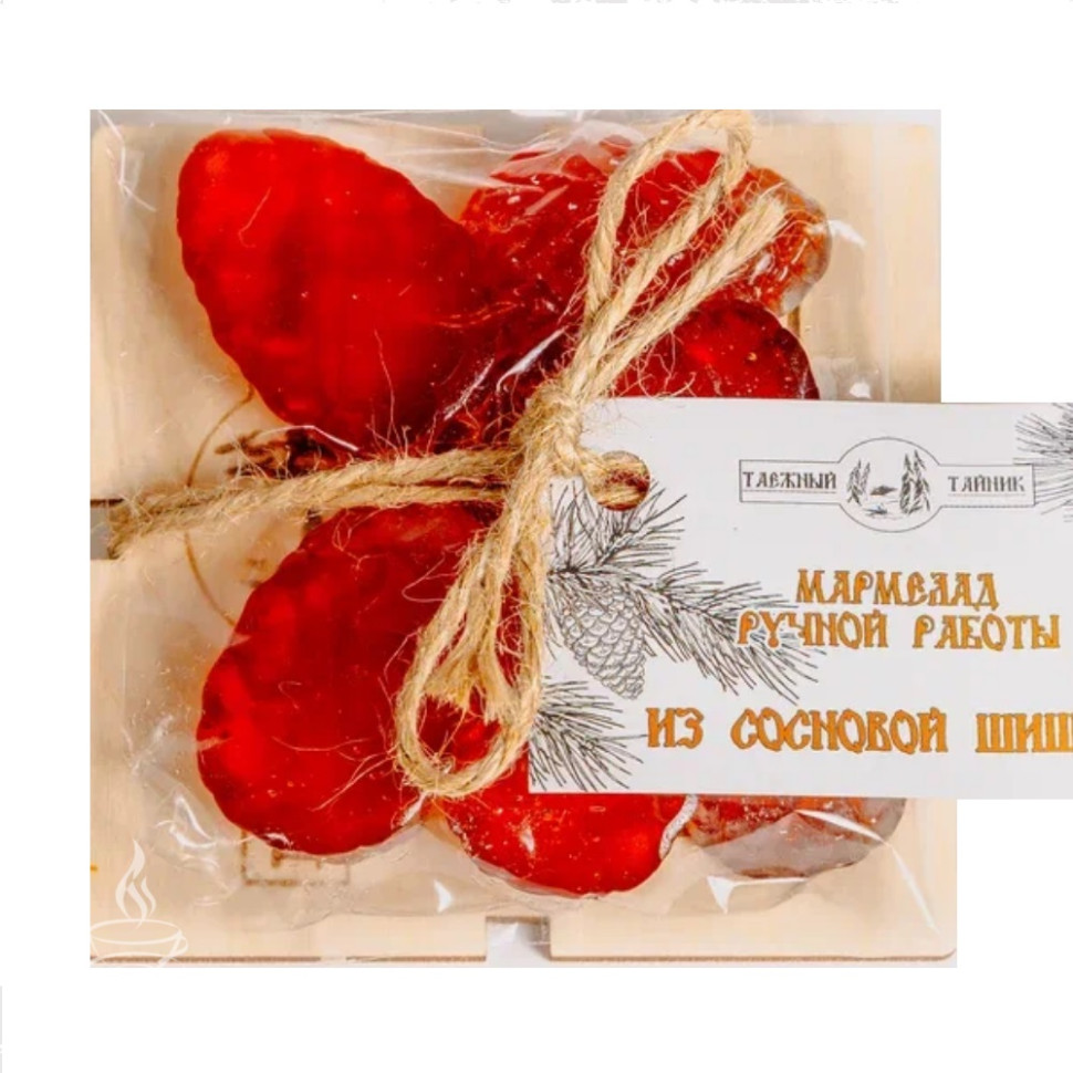 Таежный Тайник Мармелад из сосновой шишки, коробочка, 100г