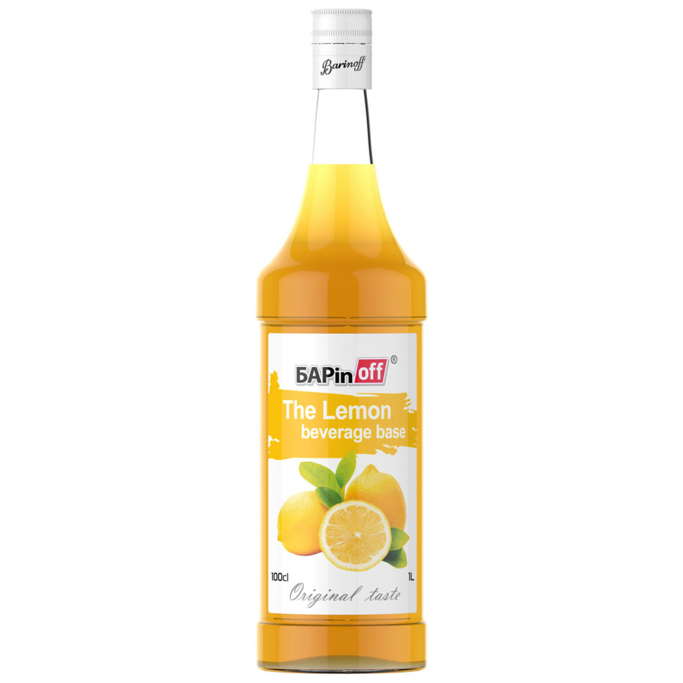 Сироп Barinoff Лимонная основа для напитка, 1л