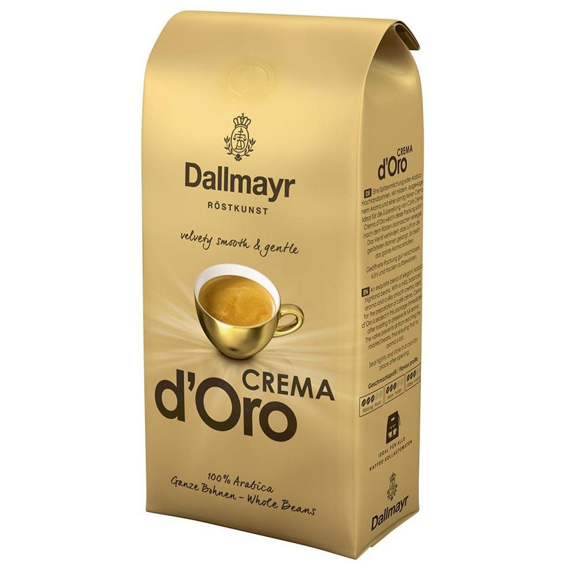 Кофе в зернах Dallmayr Crema d'Oro (Крема Доро), в зернах, 500г
