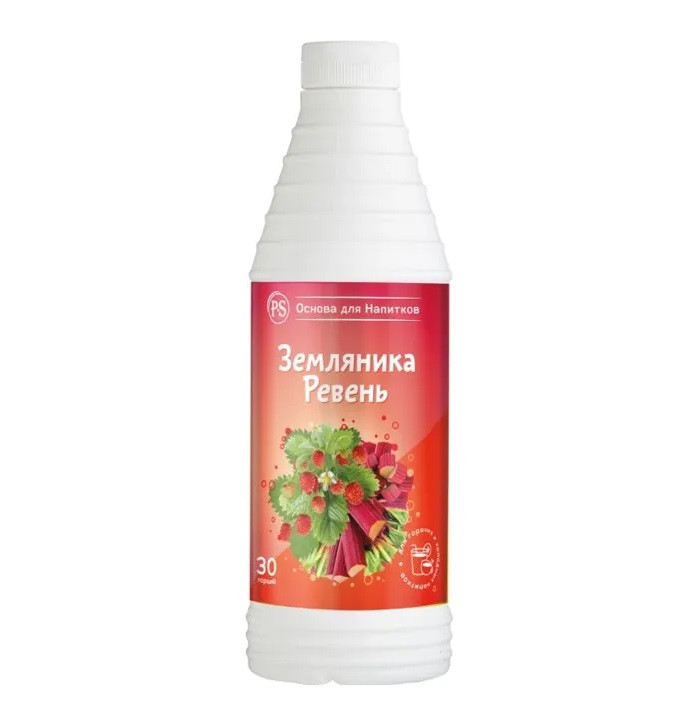 Основа для напитков Основа для напитков ProffSyrup Земляника-Ревень, 1кг