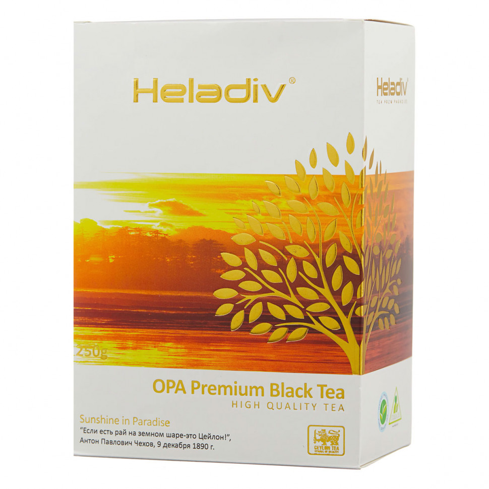 Чай Heladiv OPA Premium Black Tea (Премиальный Черный Чай), черный, листовой, 250г