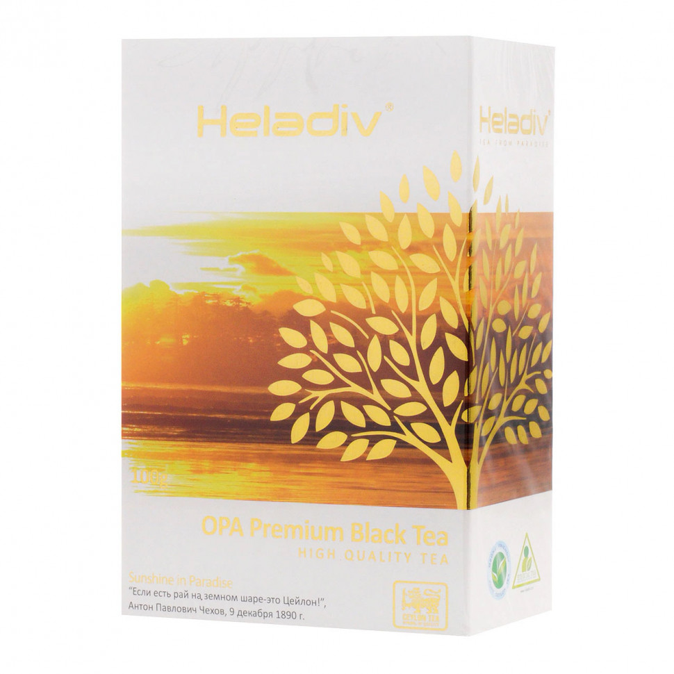 Чай Heladiv OPA Premium Black Tea (Премиальный черный) листовой, 100г