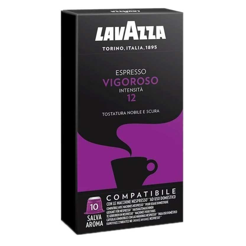 Кофе в капсулах Lavazza Espresso Vigoroso, в капсулах, стандарта Nespresso, 10шт