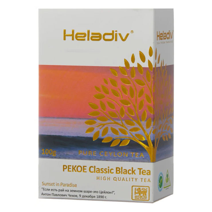 Чай Heladiv PEKOE Classic Black Tea (Классический Черный Чай), листовой, 100г