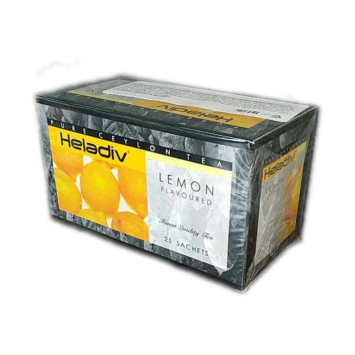 Чай Heladiv Lemon Flavoured Black Tea (с лимоном), черный, в пакетиках, 25шт