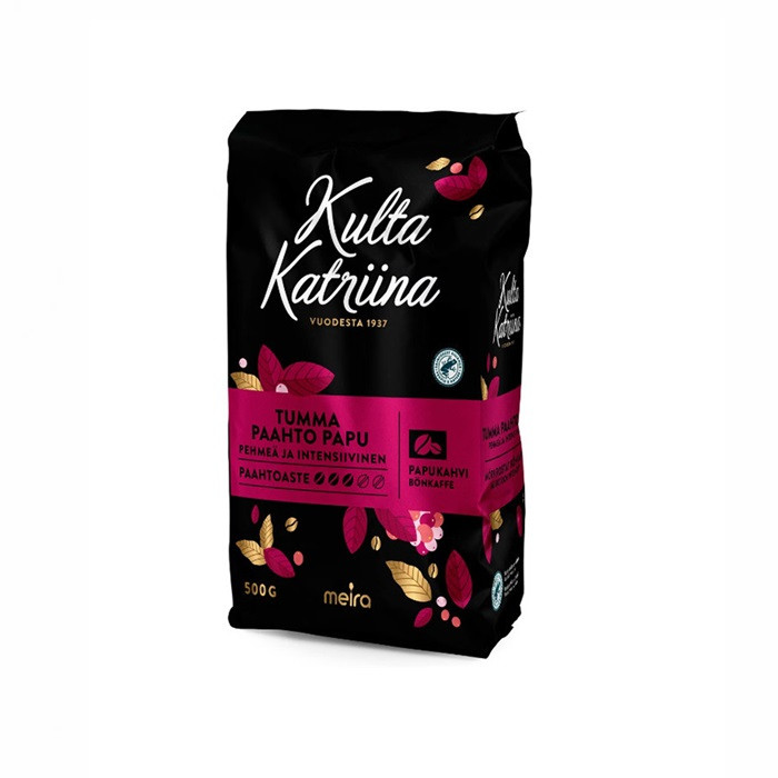 Кофе в зернах Kulta Katriina Tumma Paahto Papu (Тумма Паахто Папу), кофе в зернах, 500гр