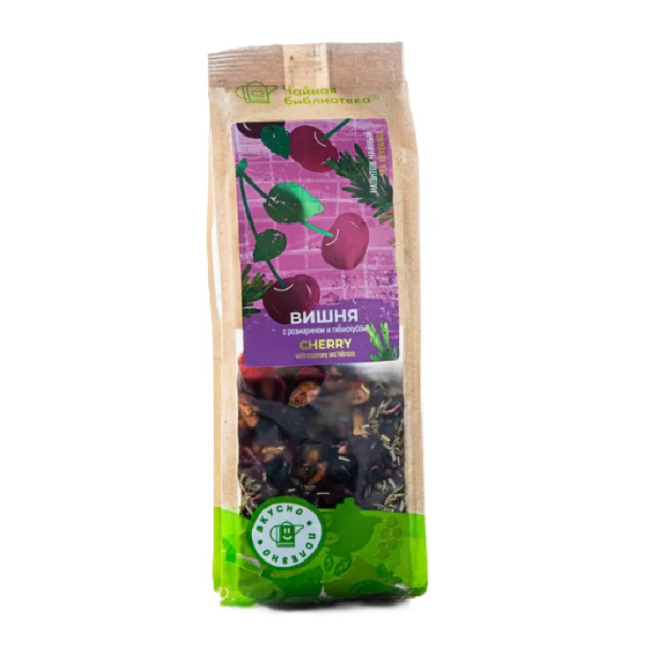 Чай TEACO Вишня с розмарином и гибискусом, 100гр